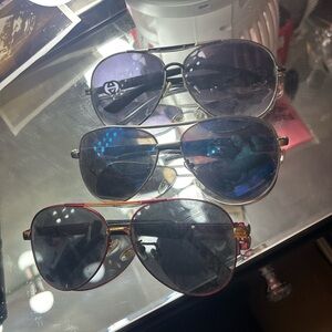 Stylish Black and Silver Sunglasses